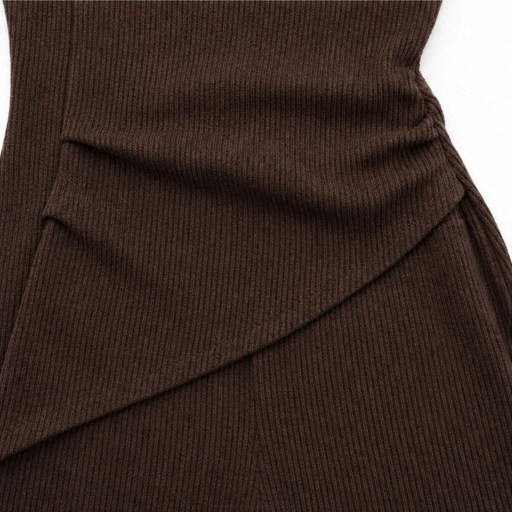Off-Shoulder Long-Sleeve Wide-Leg Pants Set