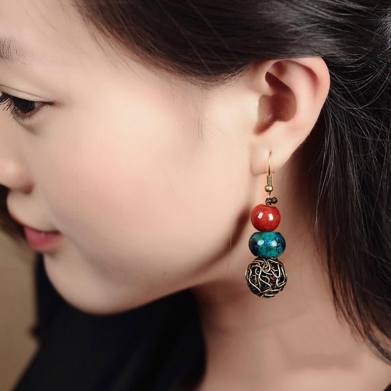 Handmade Jewelry Ethnic Style Women's Earrings