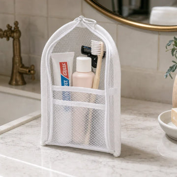 Foldable Mesh Travel Toiletry Organizer