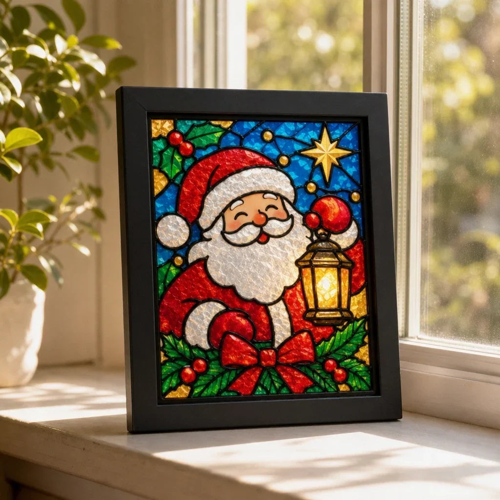 Foil-Backed Christmas Stained Glass Art Kit