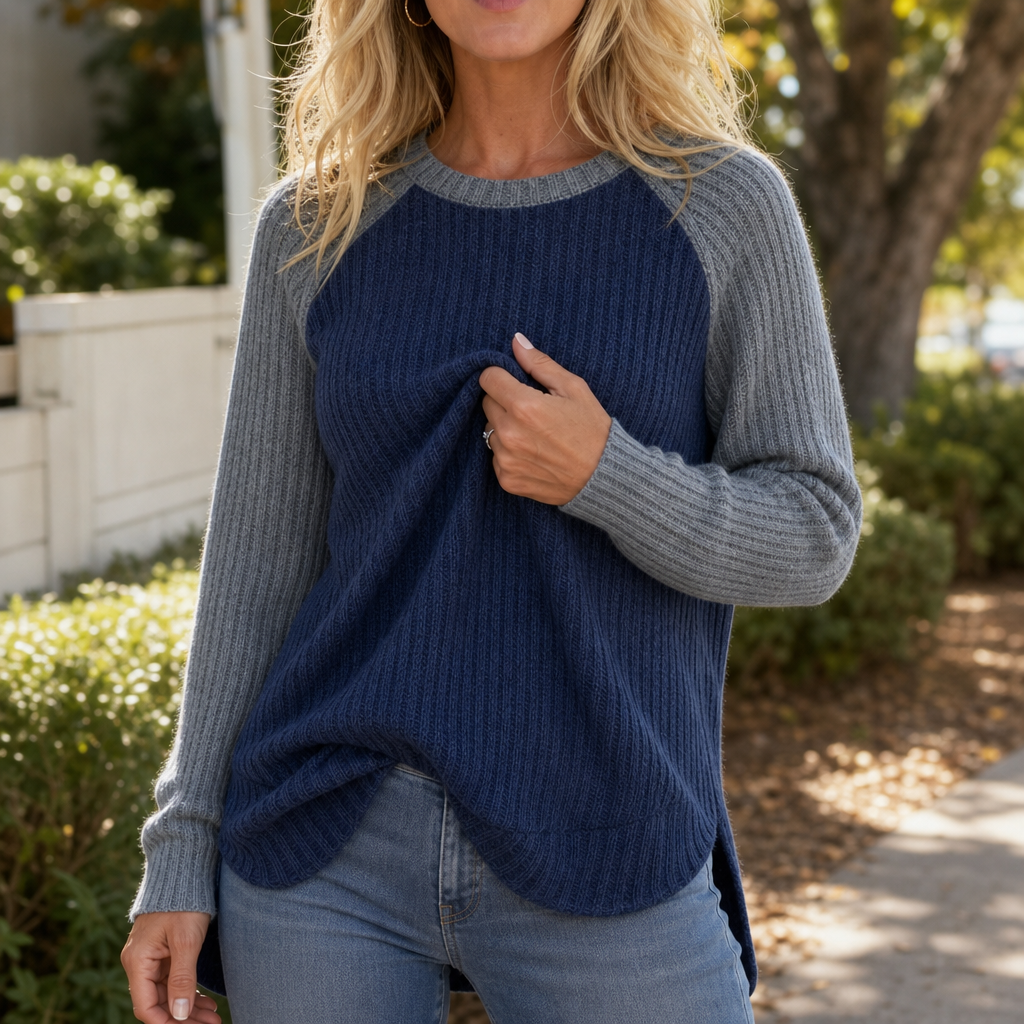 Knit Raglan Sleeve Top