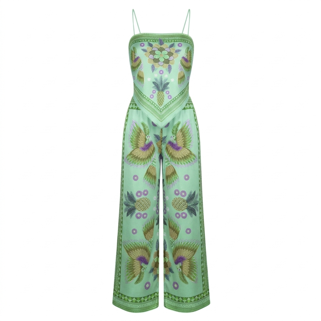Tropical Print Matching Set