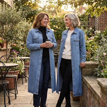 Longline Oversized Denim Coat