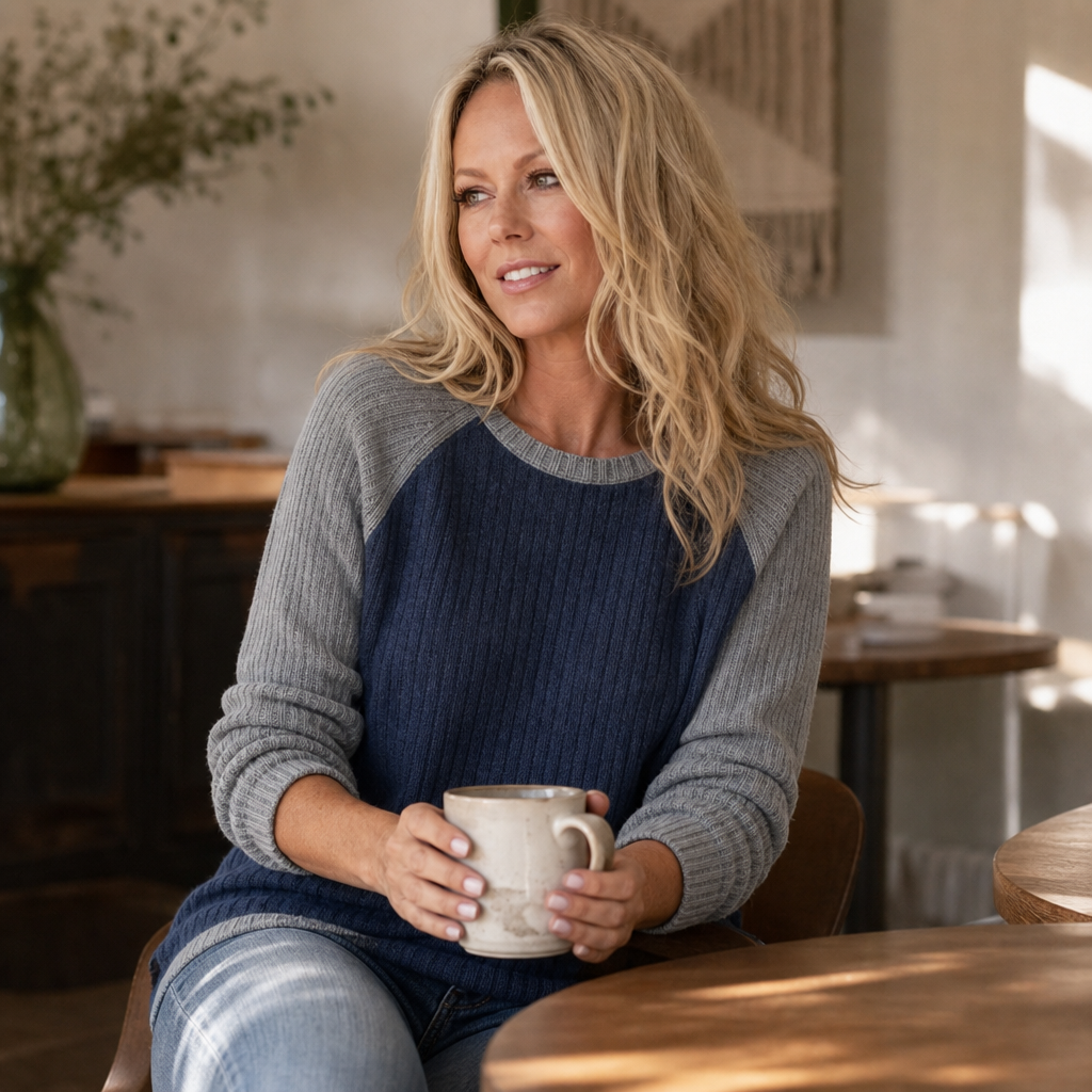 Knit Raglan Sleeve Top