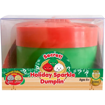 Zorbitz Surprise Holiday Sparkle MINI Dumplin' 2.5 Inch Maltose Squishy Sensory Toy