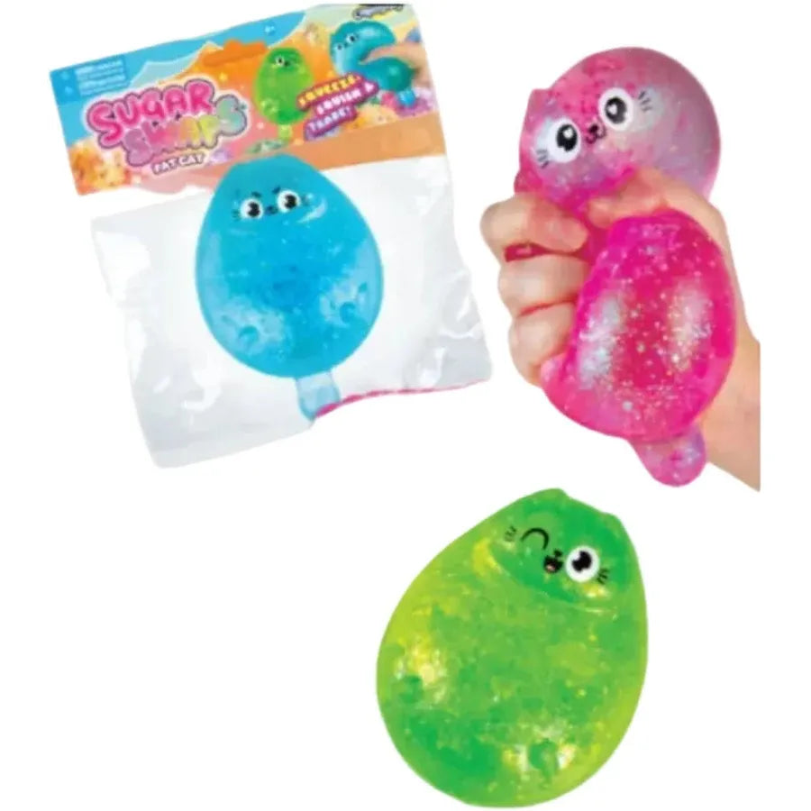 ORB 3.5 Inch Sugar Swaps™ Fat Cat Squishy Sensory Toy - Assorted