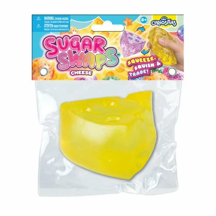 ORB 3 Inch Sugar Swaps™ Cheese Wedge Squishy Sensory Toy - Assorted