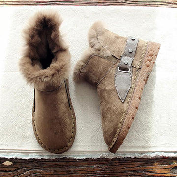 Super Warm Fur Winter Snow Boots