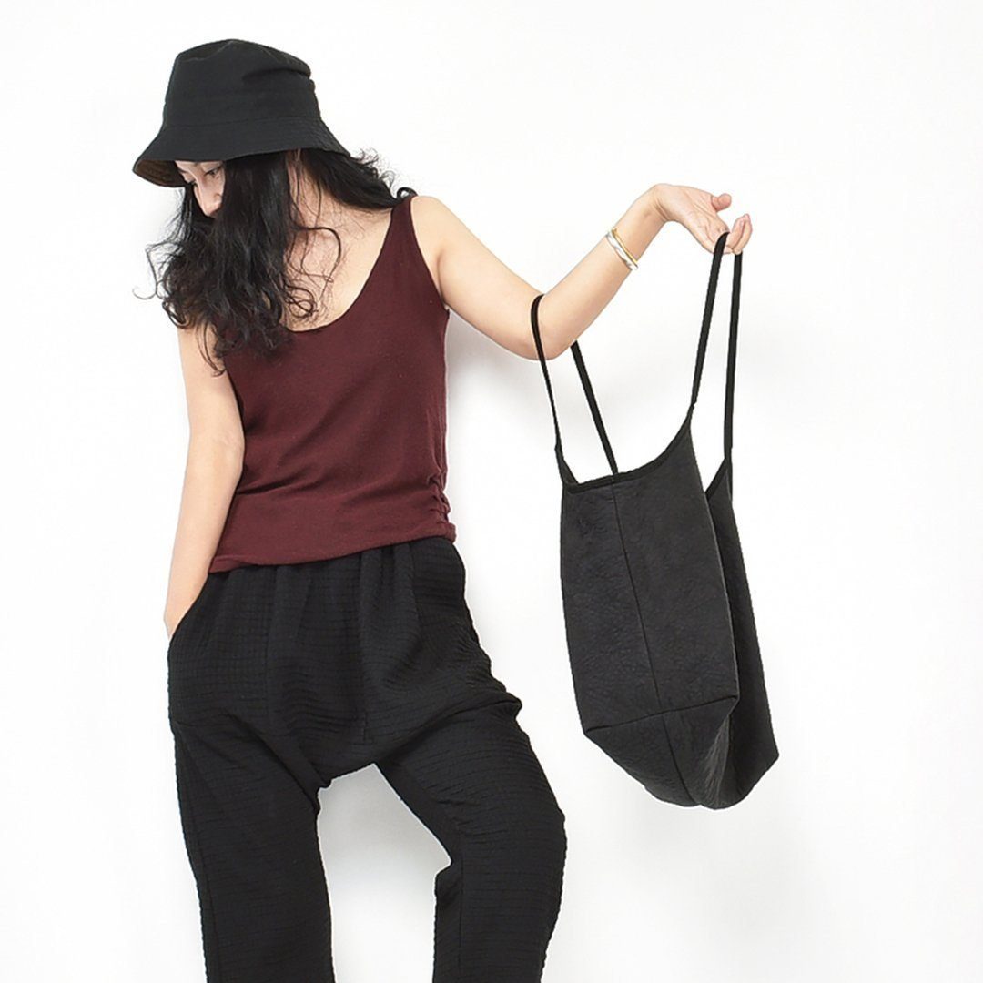 Women Solid Suede Retro Shoulder Bag Casual Bag