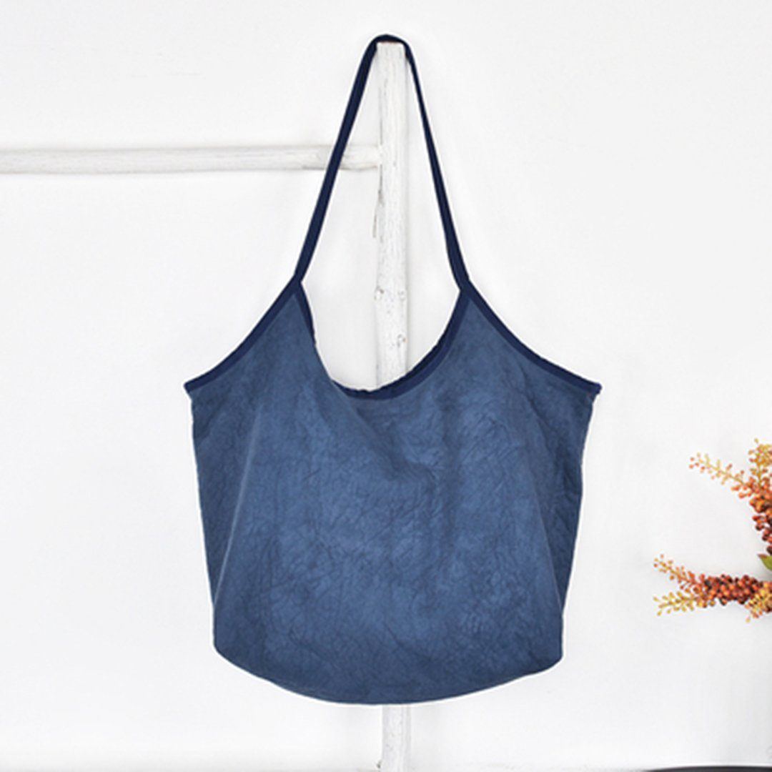Women Solid Suede Retro Shoulder Bag Casual Bag